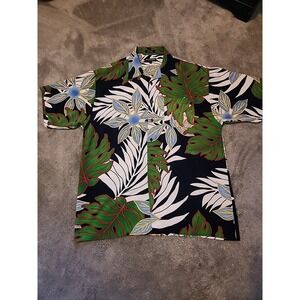 Koman Bold WILD Floral Pocket SHIRT Large